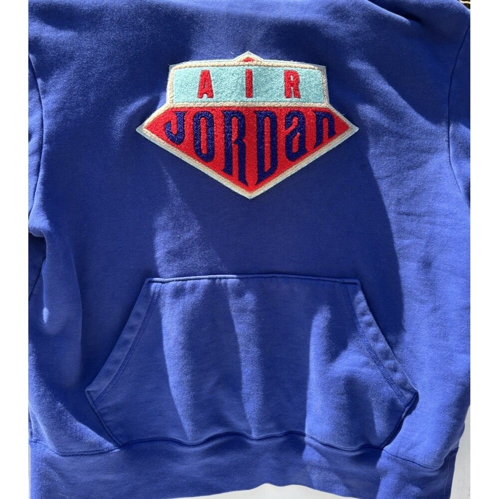Men’s Air Jordan DNA Sport Fleece Hoodie in Royal Blue Size XL